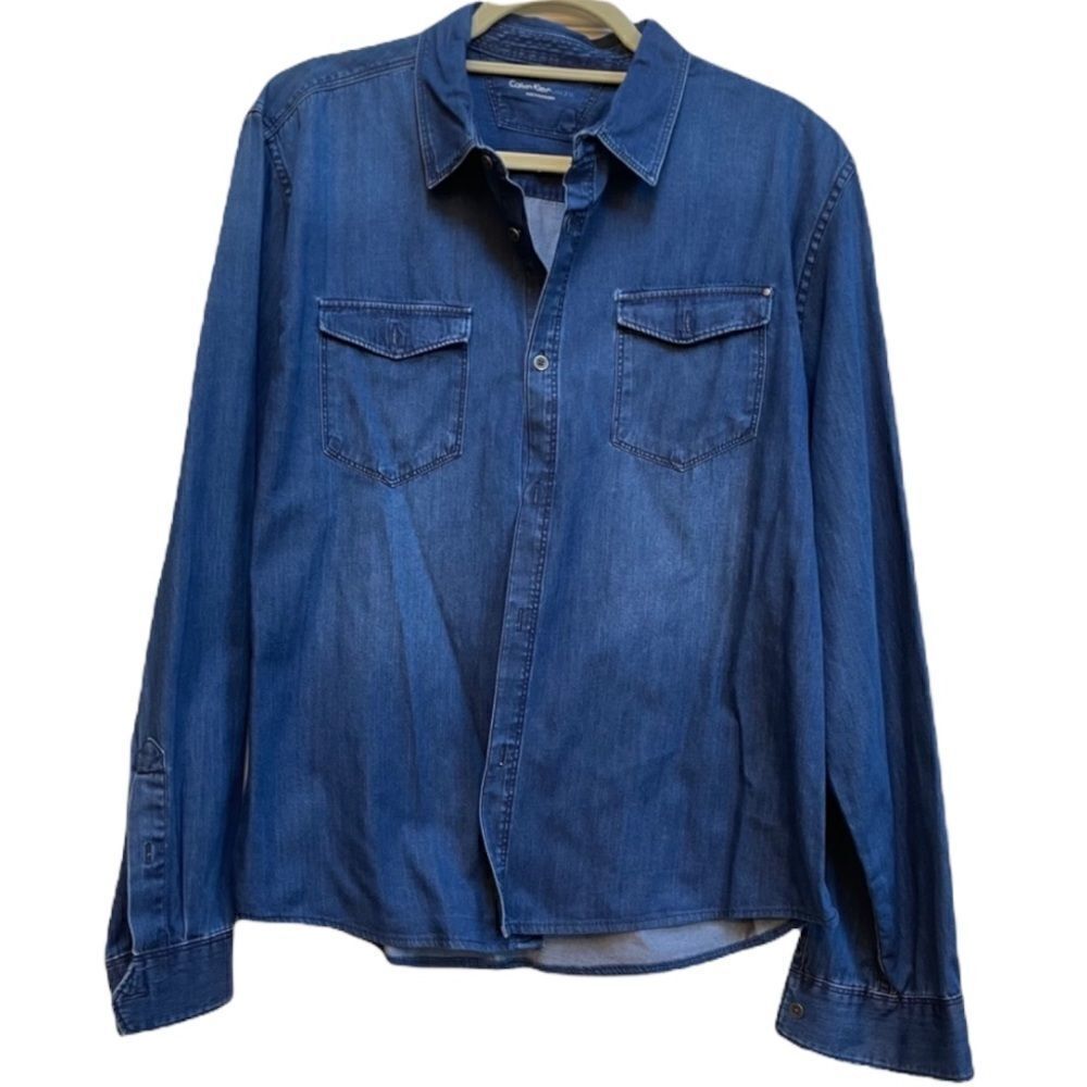 Calvin Klein Denim Button Down